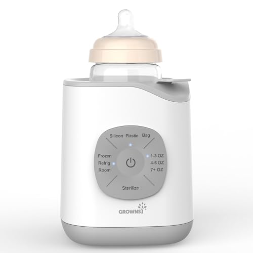 Bottle Warmer, GROWNSY Baby Bottle Warmer Fast for Breastmilk &