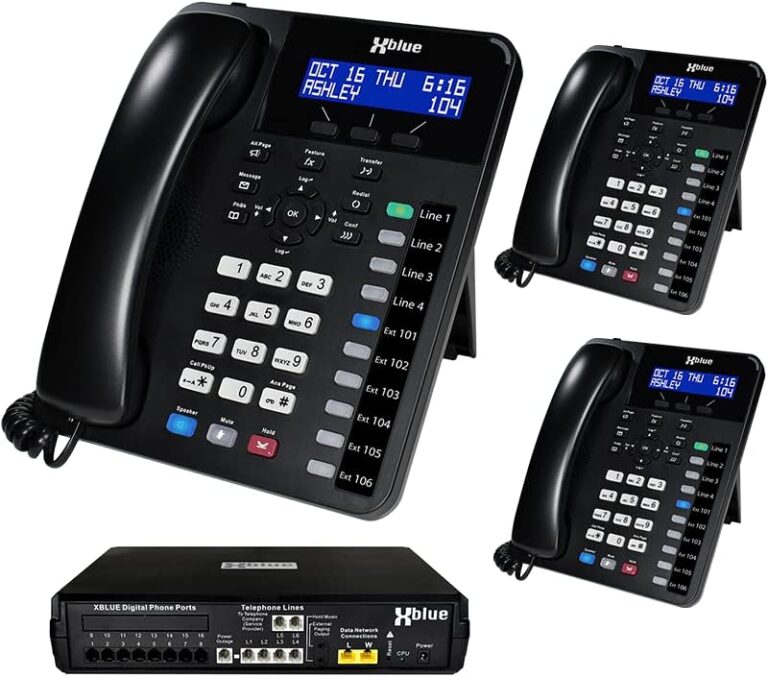 XBLUE X16 Plus Small Business Phone System Bundle with (3) XD10